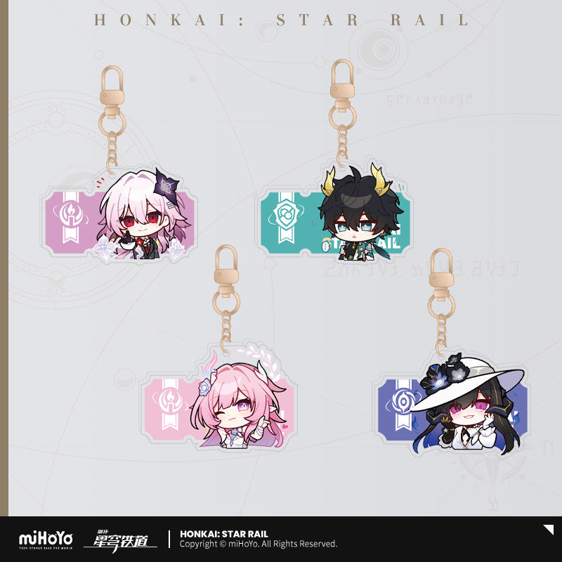 崩壊：スターレイル パムの展覧館シリーズ アクリルチャーム