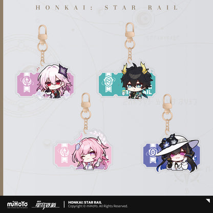 崩壊：スターレイル パムの展覧館シリーズ アクリルチャーム