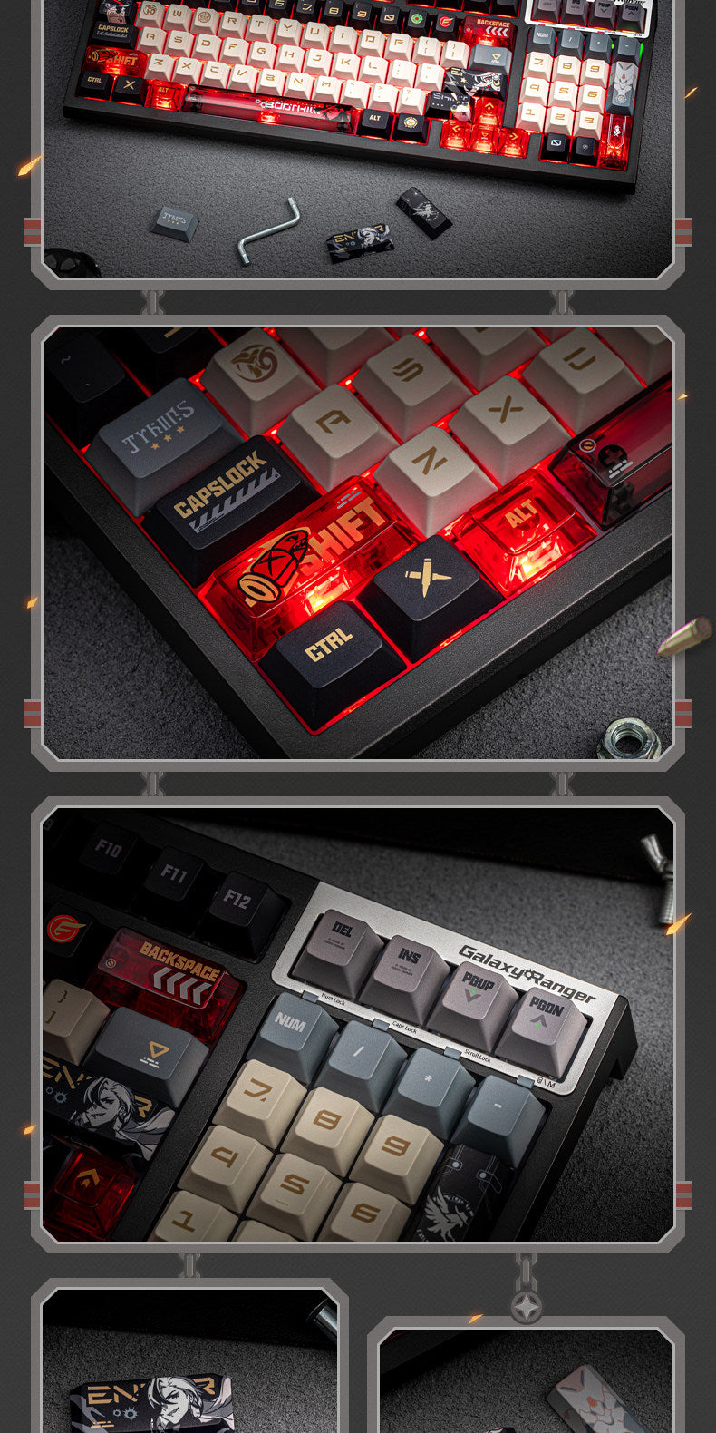 【予約】崩壊：スターレイル ブートヒル メカニカルキーボード