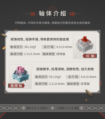 【予約】崩壊：スターレイル ブートヒル メカニカルキーボード