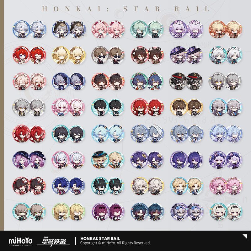 崩壊：スターレイル　ミスターフク郎のスタジオシリーズ　缶バッジセット