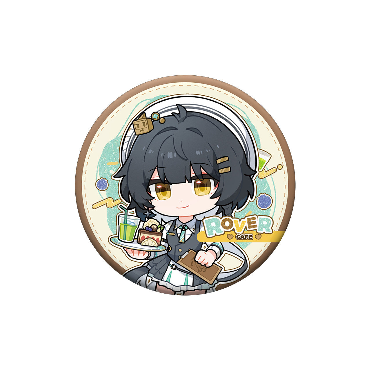 【予約】鳴潮 晴日のお約束テーマ 漂泊者 デフォルメ 缶バッジ KURO GAMES