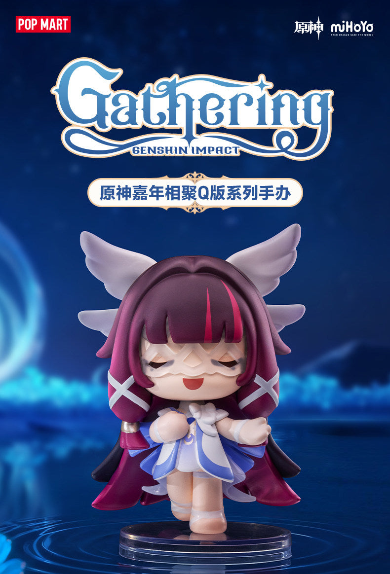 原神 x POP MART 嘉年相聚シリーズ ミニフィギュア 1BOX（6個入り