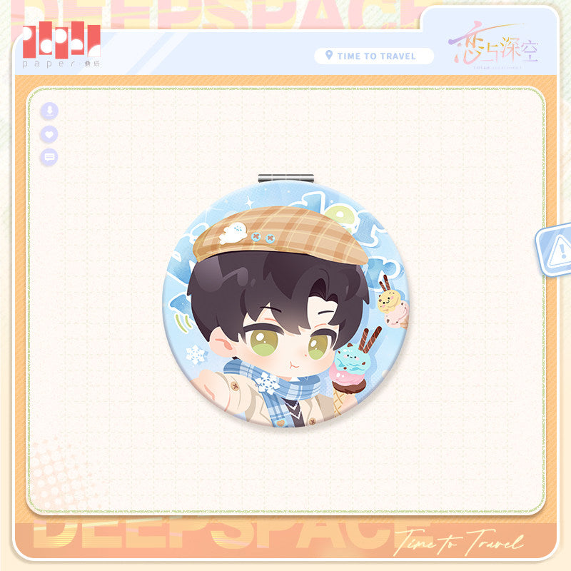 【予約】恋と深空 漫野趣途シリーズ コンパクトミラー