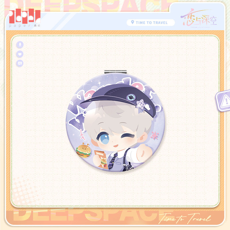 【予約】恋と深空 漫野趣途シリーズ コンパクトミラー