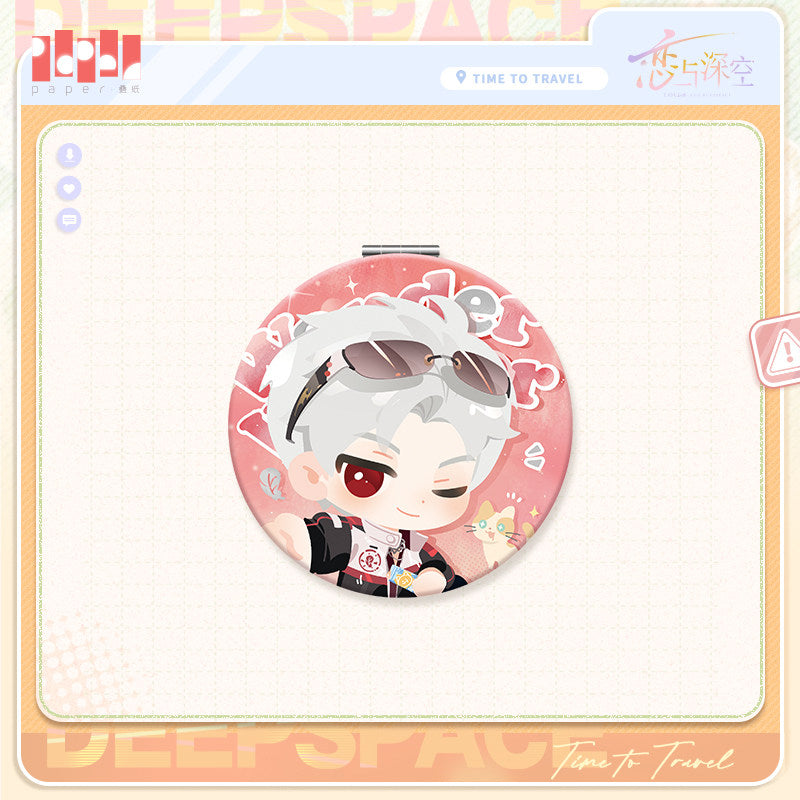 【予約】恋と深空 漫野趣途シリーズ コンパクトミラー