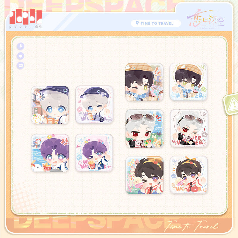 【予約】恋と深空 漫野趣途シリーズ ミニ缶バッジ セット