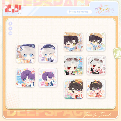 【予約】恋と深空 漫野趣途シリーズ ミニ缶バッジ セット