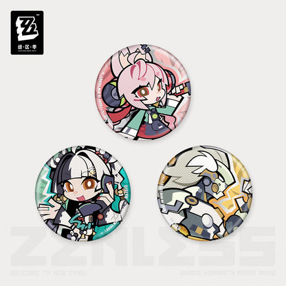 【予約】ゼンレスゾーンゼロ 丽都シリーズ デフォルメ缶バッジ クランプスの黒枝