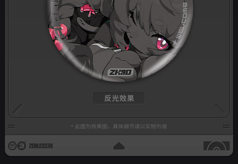 【予約】ゼンレスゾーンゼロ 心象映画シリーズ リフレクター缶バッジ クランプスの黒枝