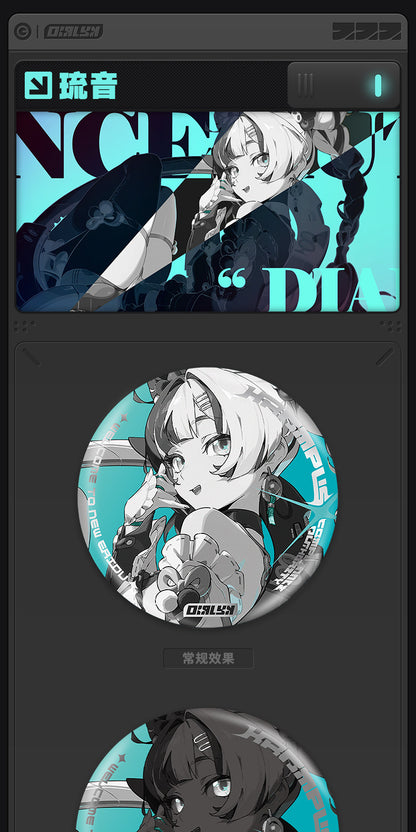 【予約】ゼンレスゾーンゼロ 心象映画シリーズ リフレクター缶バッジ クランプスの黒枝