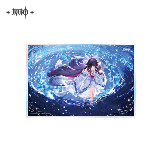 【予約】原神 「冬の夜、ある旅人が」シリーズ アクリル色紙