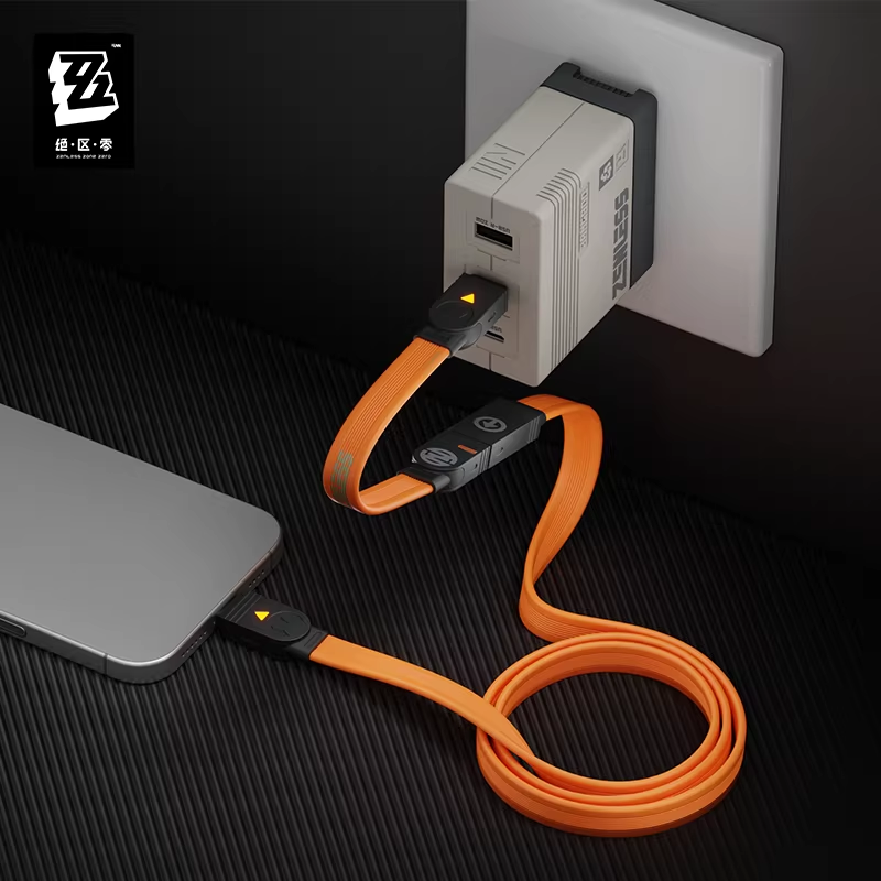 ゼンレスゾーンゼロ 急速電力Proシリーズ 240W拡張組立式急速充電ケーブル 1.18M 長短ケーブルセット
