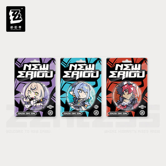 【予約】ゼンレスゾーンゼロ 丽都シリーズ 缶バッジ 怪啖屋Ver.2.3