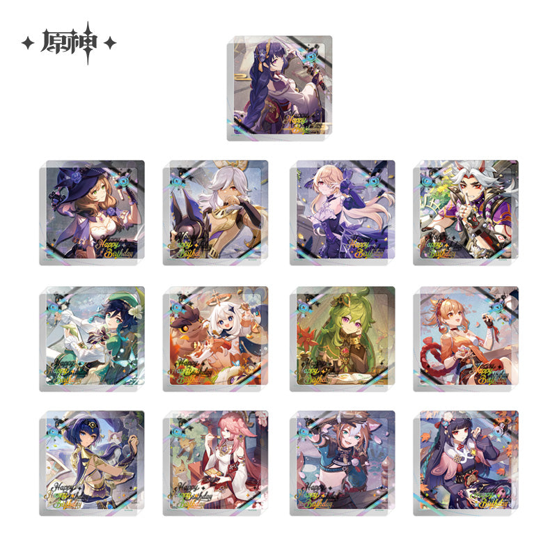 【予約】原神 命定の日シリーズ 厚アクリルコースター 2025