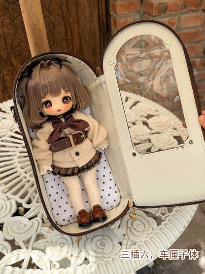 「百合の春」グリーンゲイブルズオリジナル 1/8 BJDドールバッグ MJDお出かけ用 斜め掛け・ショルダー Azone対応