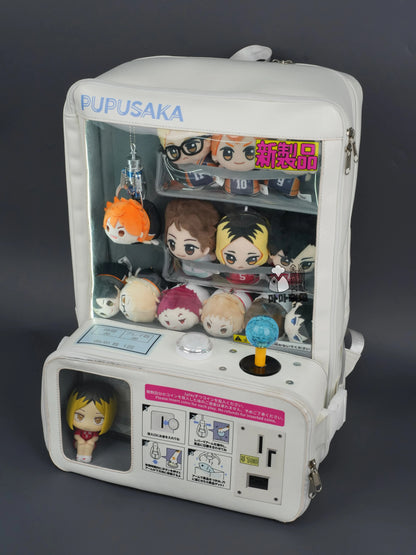 クレーンゲーム機ドールバッグ ぬいぐるみキャッチャー型リュック 大容量 二次元リュック