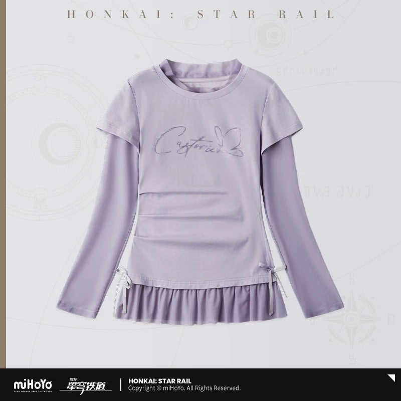 崩壊：スターレイル キャストリス モチーフイメージシリーズ レイヤード風Tシャツ