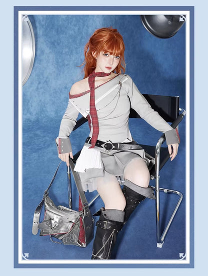 原神 タルタリヤ イメージシリーズ ワンショルダーロングニット