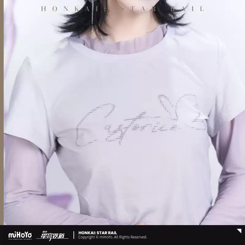 崩壊：スターレイル キャストリス モチーフイメージシリーズ レイヤード風Tシャツ