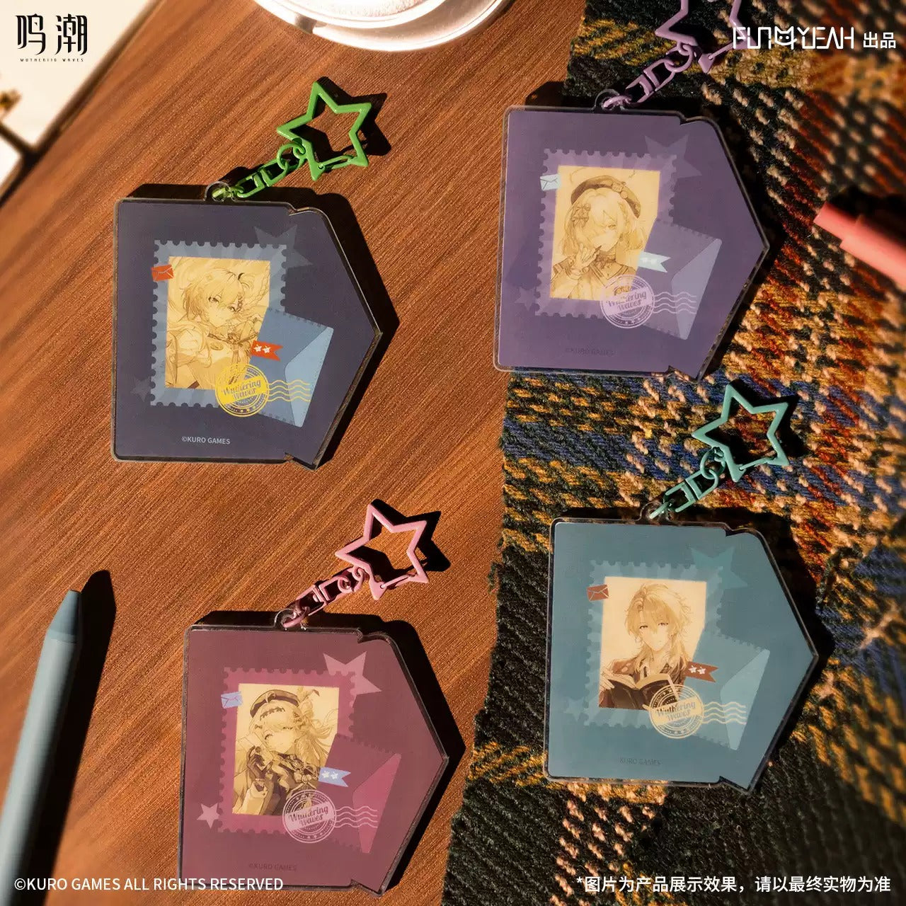 鳴潮 FUN4YEAH 潮音レターシリーズ アクリルキーホルダー
