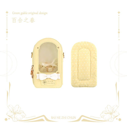「百合の春」グリーンゲイブルズオリジナル 1/12 BJDドールバッグ お出かけ用 斜め掛け・ショルダー OB11対応