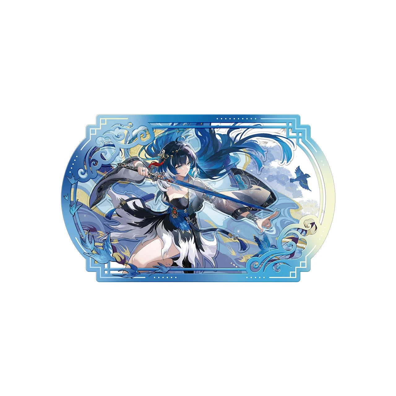 鳴潮 今州絵影テーマ 立体カードアート