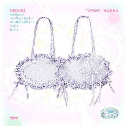 「雲絹録」智歯自販機 サテン痛バッグ ショルダー・斜め掛け ドールバッグ チャイナガール Lolita 中国風