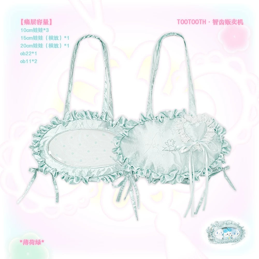 「雲絹録」智歯自販機 サテン痛バッグ ショルダー・斜め掛け ドールバッグ チャイナガール Lolita 中国風