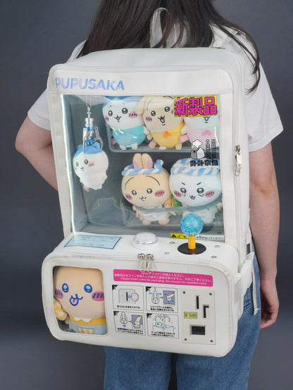 クレーンゲーム機ドールバッグ ぬいぐるみキャッチャー型リュック 大容量 二次元リュック