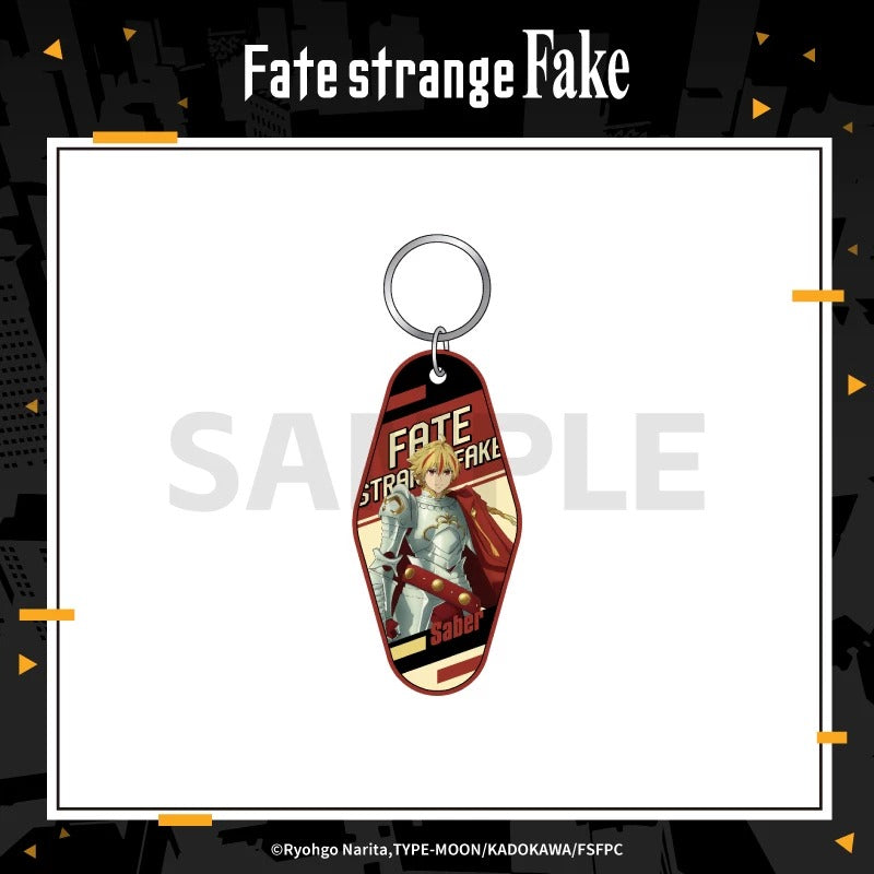 Fate/strange Fake アメリカンレトロ風キーホルダー