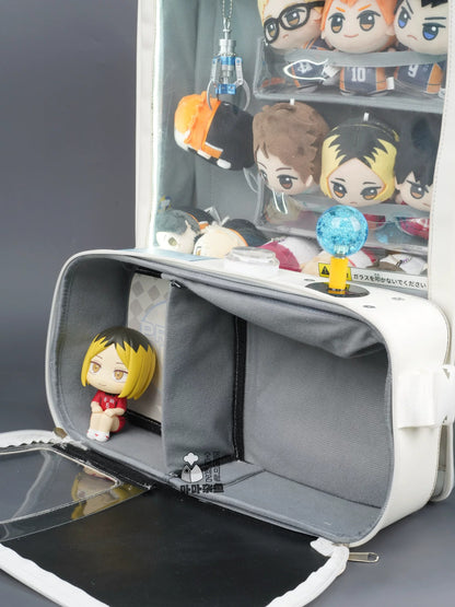 クレーンゲーム機ドールバッグ ぬいぐるみキャッチャー型リュック 大容量 二次元リュック