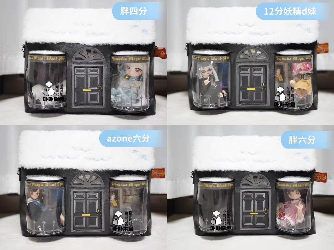 卟卟雑魚 スノーハウス 魔法ステッキショップ 2WAY痛バッグ（15cm以下ぬい対応）