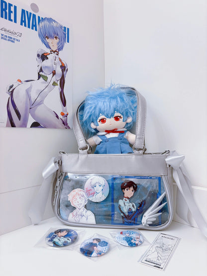 软芙芙 Puffkten サテンリボン 痛バッグ トートバッグ