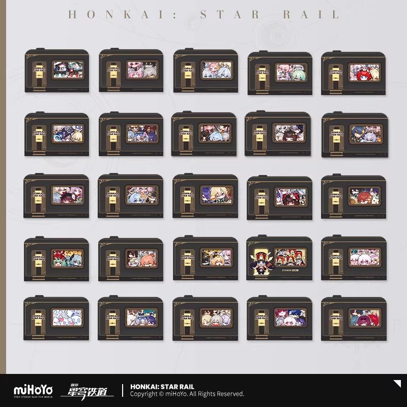 崩壊スターレイル パムの展覧館シリーズ ステッカーパック（全25種）