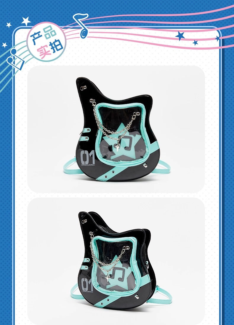 【予約】初音ミク 中国限定 SANFUコラボ ギターPUリュック痛バッグ