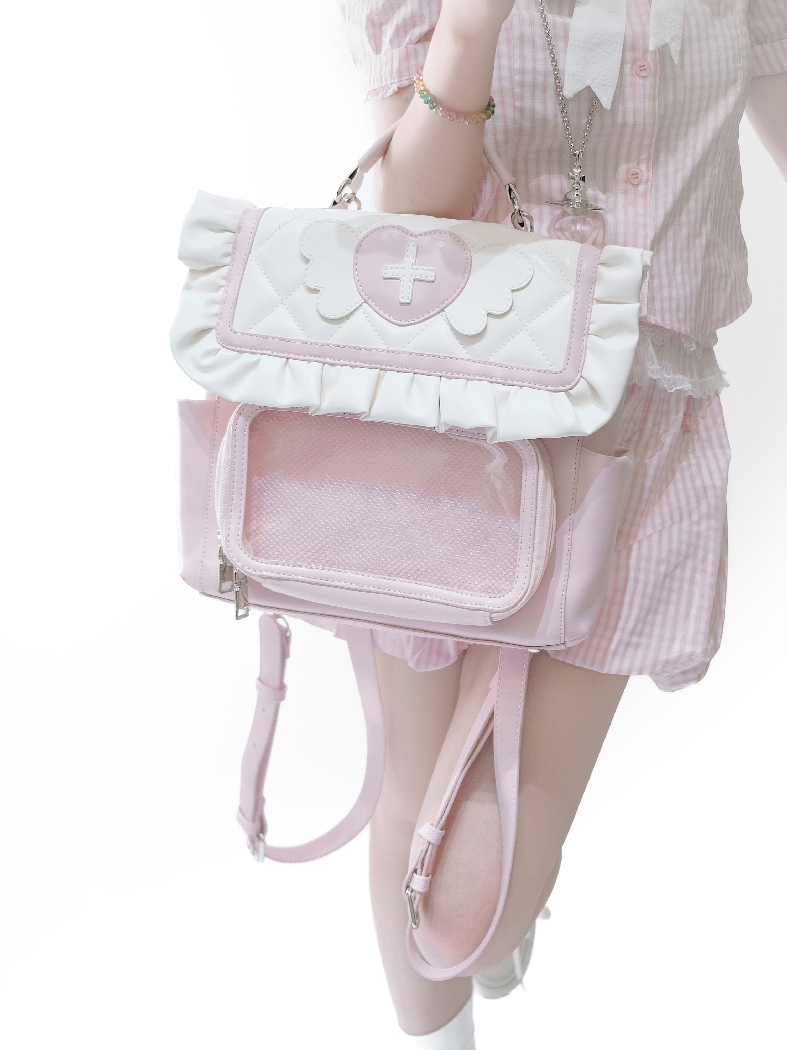 GURURU 痛バッグ 地雷系 量産型 水色 サブカル リュック 推し活
