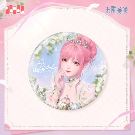 【予約】【インフィニットニキ】ぬくもりの花季シリーズ 缶バッジ