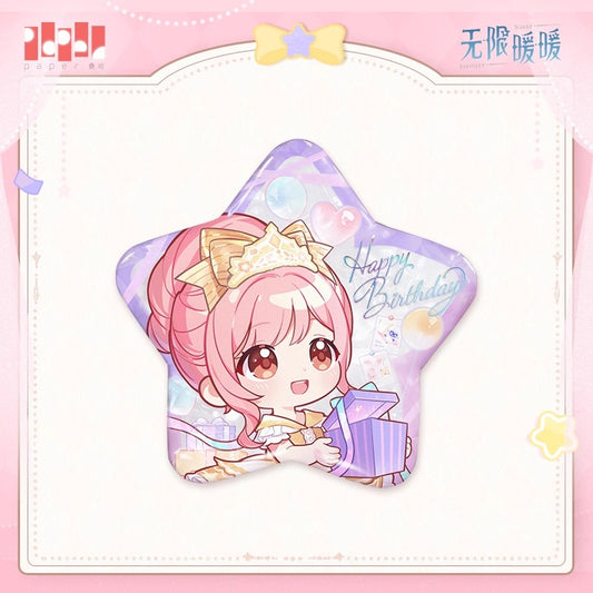 【予約】【インフィニットニキ】暖夢の冠織りシリーズ 星型缶バッジ