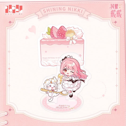 【予約】【シャイニングニキ】クリームサテンシリーズ アクリルスタンドメモセット