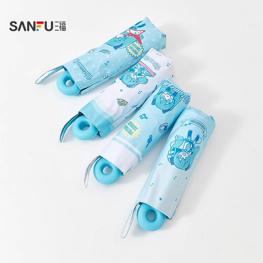 【予約】初音ミク 中国限定 SANFUコラボ 折りたたみ晴雨兼用傘