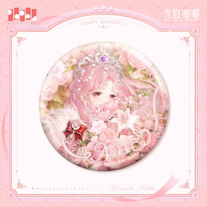 【予約】【ミラクルニキ】繁花の約束シリーズ 缶バッジ