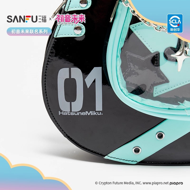 【予約】初音ミク 中国限定 SANFUコラボ ギターPUリュック痛バッグ