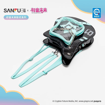 【予約】初音ミク 中国限定 SANFUコラボ ギターPUリュック痛バッグ