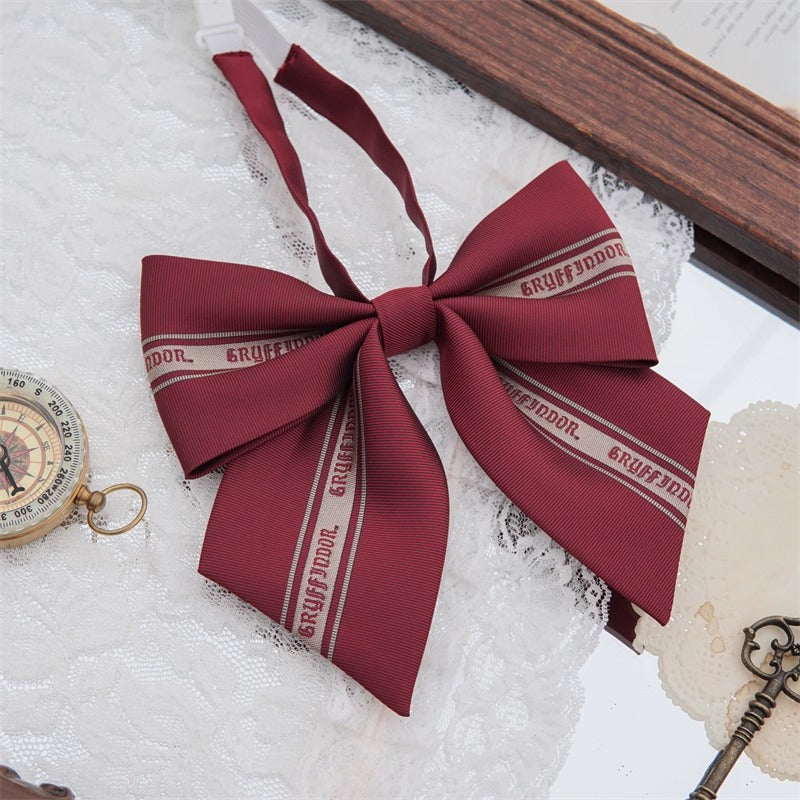 【予約】梗豆物語 ハリー・ポッター コラボ スクール風 リボンタイ